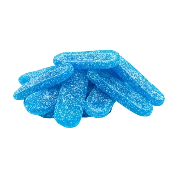 Sour Blue Tongues Swedish Candy 6 oz Bag Authentic Swedish Flavor Extra Long Gummy Strips.