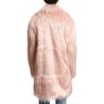 thumbnail image 4 of Musuos Men’s Winter Coat, Long Sleeve Open Front Furry Faux Fur Long Coat Outwear, S-4XL, 4 of 6
