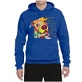 thumbnail image 3 of Colorful Pitbul | People Will Know How Large Your Soul | Dean Russo Art Animal Lover Unisex Hoodie Sweatshirt, Royal, X-Large, 3 of 6