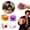 Silver #222, variant on Halloween Squishy Fidget Cubes - Stress Relief Glitter Squeeze Sensory Balls,Spooky Pumpkin & Eye Designs,Anxiety Relief for Adults,Perfect Party Favors & Goodie Bag Fillers