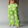 thumbnail image 2 of WEAIXIMIUNG Salopette Homme Ajustée Mode Décontractée Homme Imprimé Léopard 3D Numérique Pantalon Droit Décontracté Style Trois, 2 of 5