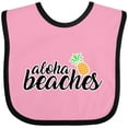 thumbnail image 3 of Inktastic Hawaiian Pineapple Aloha Beaches Boys or Girls Baby Bib, 3 of 4