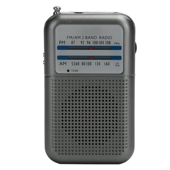 DE-333 Portable Radio AM/FM Receiver Pocket Size 2 Band High Sensitivity Radio