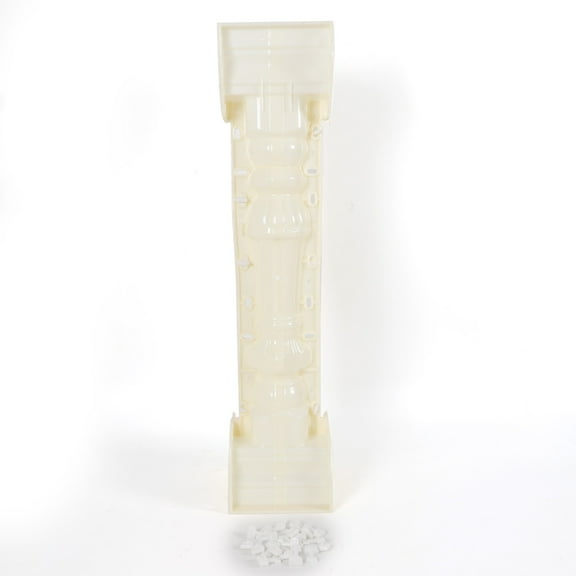 Balustrade Mold for Concrete and Plaster Casting, Plastic Steel Construction, 89cm Size, 2 Pieces, Easy Vibratory Casting for Heavy-Duty Projects