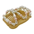 thumbnail image 4 of Pasadore mujer, peine elástico doble para el cabello, horquil para el cabello, pinza para el cabello de plástico, accesori Zulema Peinetas mágicas para el cabello de las mujeres, 4 of 8