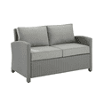 thumbnail image 4 of Crosley Bradenton Wicker Patio Loveseat in Gray, 4 of 5