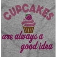 thumbnail image 2 of Cupcakes Good Idea Food Sweet Dessert Womens Plus Size Graphic Tank Top Brisco Brands 2X, 2 of 5