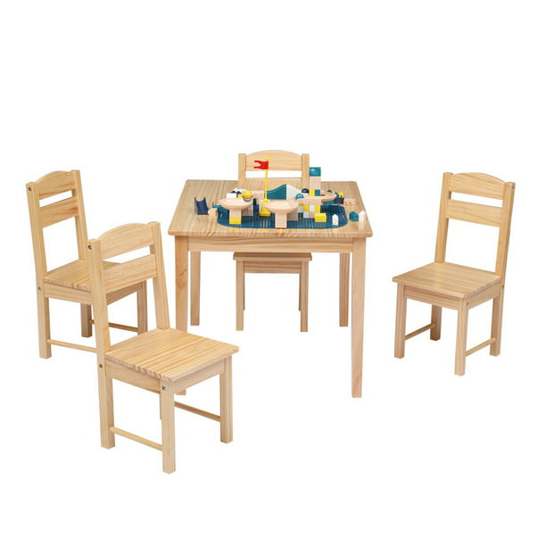 Chair Set Of 5 For Kids Activity Desk, How To Make Wood Furniture Safe For Outdoors