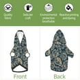 thumbnail image 3 of Uemuo Indian Paisley 2 for Winter Dog Hoodie Sweatshirts with Pockets Warm Dog Clothes for Small Dogs Chihuahua-X-Small, 3 of 8