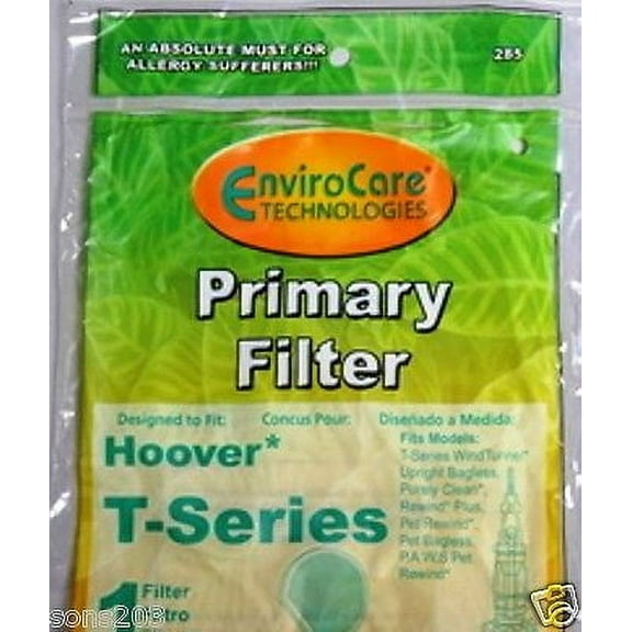 1 pk HOOVER UH70120,Windtunnel T-Series Primary Vacuum Filter 285, 303173002