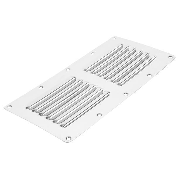 unbranded Cubierta De Ventilación De Pared Interna En Inoxidable Color Plata Para Ventilación En Hogar U Oficina