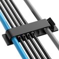 thumbnail image 2 of Cable Holder Clip, Cable Holder Clip, Good Adhesion - Self-Adhesive Cable Clip, Suitable for Metal Holders Under Home Desk, Storage Boxes, Black 1 Piece, 2 of 4