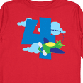 thumbnail image 4 of Inktastic 4th Birthday Airplane Pilot Childs Boys Long Sleeve Toddler T-Shirt, 4 of 5