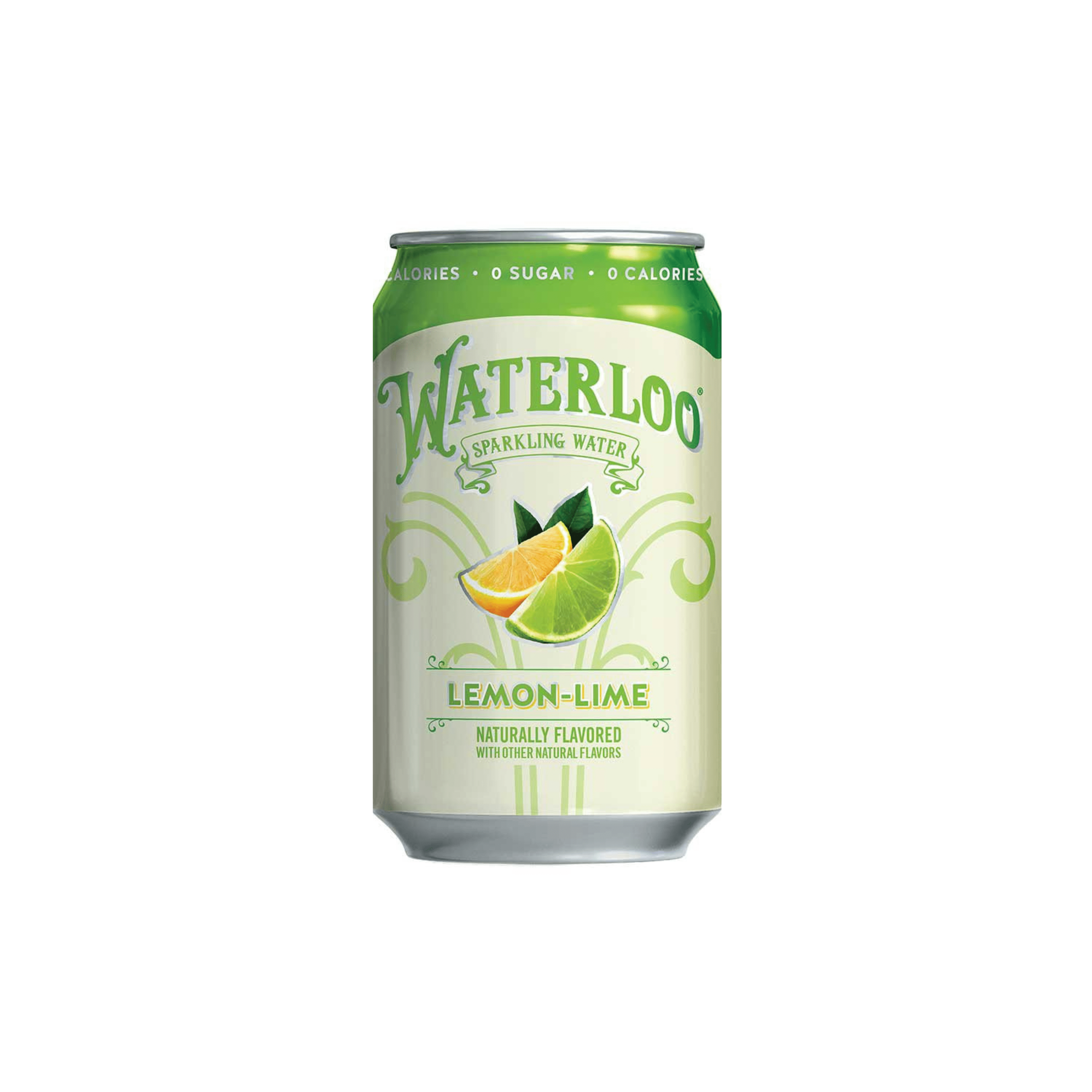 Waterloo Sparkling Water Variety Pack, Black Cherry, Lemon-Lime, Summer Berry 12 fl oz Cans, (6 Pack)