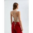 thumbnail image 5 of Spaghetti Strap Cami Top with a Back Detail, 5 of 5