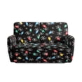 thumbnail image 3 of Xoenoiee Christmas Bulb Snowflake Print Couch Cover 6-Piece Washable Recliner Slipcovers with Pockets Spandex Fabric Furniture Protector Christmas Decoration for 2-Seater Recliner Sofa, 3 of 6