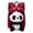 Wine, variant on Cute Panda Animal Backpack with Plush Face Design Lightweight Breathable Straps Elementary School Bookbag