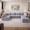 Light Gray, Signature Plus Chenille, variant on The 7-Piece Comfy Cloud Couch, White