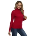 thumbnail image 5 of PrettyGuide Women's Ribbed Turtleneck Long Sleeve Sweater, 5 of 6