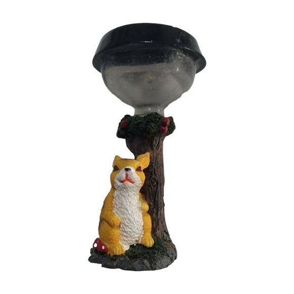 Youkk Solar LED Lights Animals Statues*Night Lamps Energy-saving Decorative Lighting Lawn Outdoor Patio Porch Camping Exterior Type1