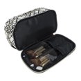 thumbnail image 4 of Equate Beauty cosmetic bag - Crosshatch Double Compartment Case, 4 of 4