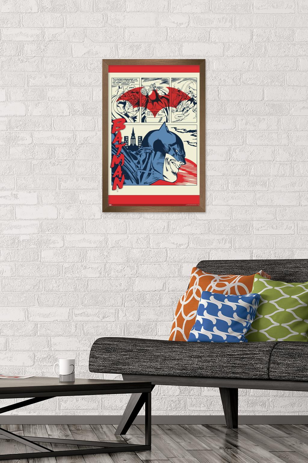 DC Comics Batman - Comics Wall Poster, 14.725" x 22.375", Framed