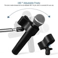 thumbnail image 3 of Clips de Micrófono para Soportes, 2 Pcs Soporte de Clip Universal con Adaptador 5/8" Macho a 3/8" (Negro), 3 of 8