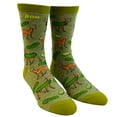 thumbnail image 2 of Men's Dill Doe Socks Funny Deer Hunting Pickle Novelty Footwear, 2 of 7