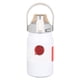 thumbnail image 1 of Botella de agua deportiva con aislamiento al vacío de 1 l, color blanco copo de nieve, de acero inoxidable 316, grande y portátil para aventuras al aire libre, 1 of 8