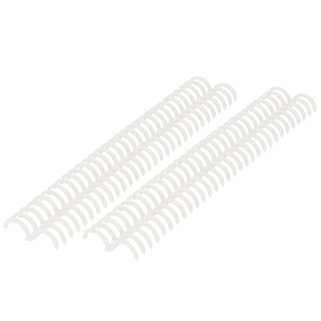 Plastic Binding Rings, Binding Comb Wear Resistant PP For Student For Office Transparent