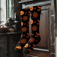 thumbnail image 2 of Rggeeun Halloween Socks for Women Pumpkin Bat Graphic Cute Socks Warm Comfort Crew Socks for Women Fall Winter Training Trendy,Black,One Size, 2 of 4