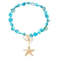 thumbnail image 2 of Jewelry For Women Chunky Gold Seashell Necklaces For Women Chunky Blue Statement Pearl Pendant Necklace Dainty Summer Beach Fashion Jewelry Necklace for Women Cute Dainty Pendant Choker Simple Weddin, 2 of 5