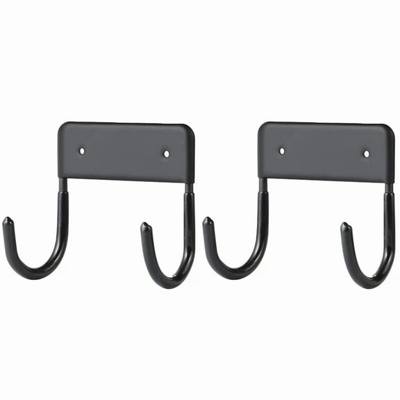 2X Ironing Board Hanger, Hook, Wall Mounted Holder,Large & Small Board(Matte Black)