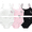 Mixed color 3PCS-A, variant on LYMAYTER Girls Breathable Cotton Underwear Set Classic Solid Training Cami Bra Comfort Brief