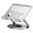 23.5x23.5cm, variant on Two Axises Adjustable Foldable Computer Stand 360 Rotating Base Design Carbon Steel Construction Heat Dissipation Desktop Risers For Electronics