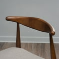 thumbnail image 2 of Lagom Eliza Scandinavian Dining Chairs, Set of 2, Natural Walnut, 2 of 10