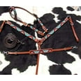thumbnail image 2 of Showman Beaded Aztec Design 4 Piece Headstall & Breast Collar Set, 2 of 4