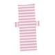 thumbnail image 3 of Funda para silla de playa a rayas, toalla para tumbona, versátil y práctica. Blanco rosado, 3 of 9