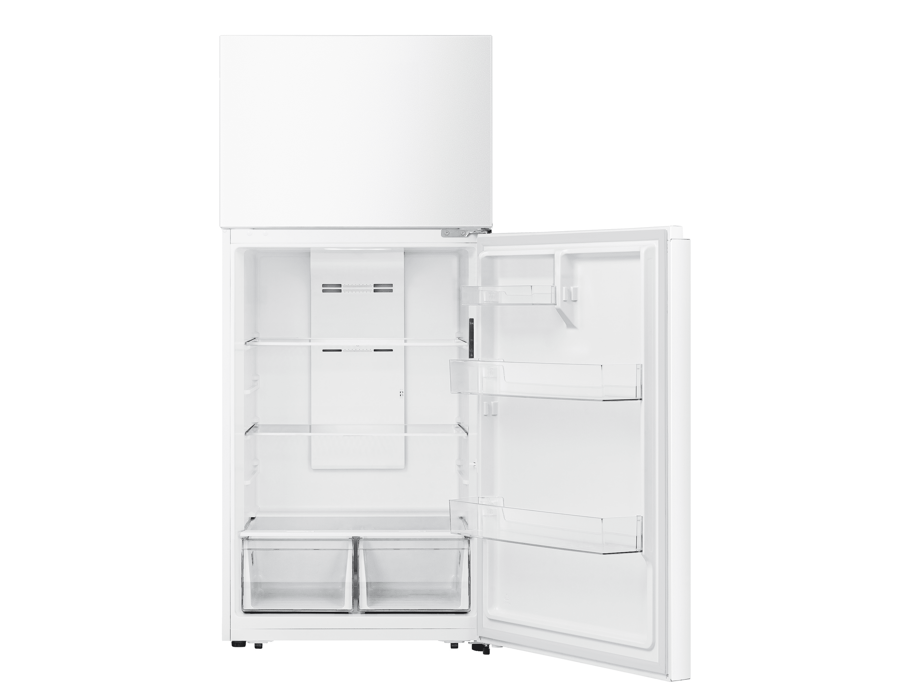 Mora 18 Cu. ft. Top Mount Refrigerator, Standard Door Style, New - White, LED Lighting, MRT180N6AWD