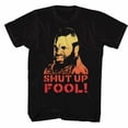 thumbnail image 1 of MR. T-SHUT UP FOOL-BLACK ADULT S/S TSHIRT-3XL, 1 of 1