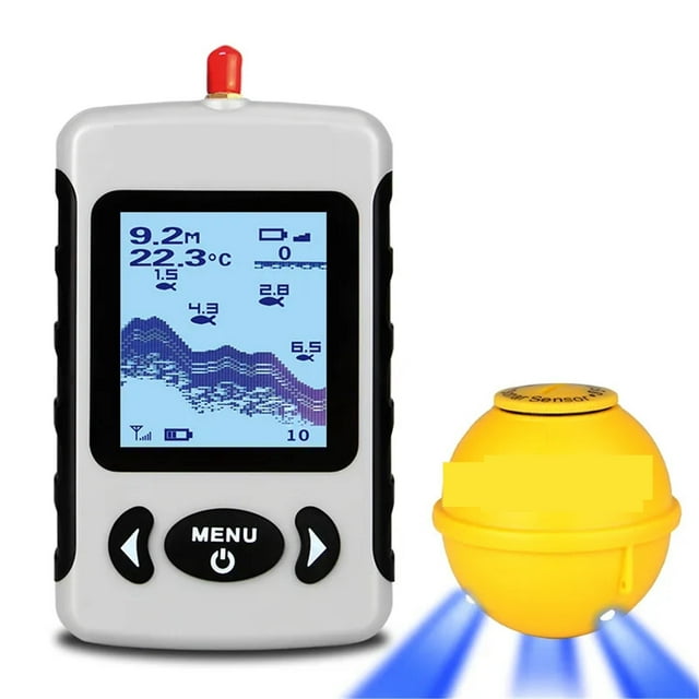 Wireless Sonar Fishing Alert Fish Finder Underwater Echo Sounder Fishing Detector Portable Fish Finder ,Easy to Use
