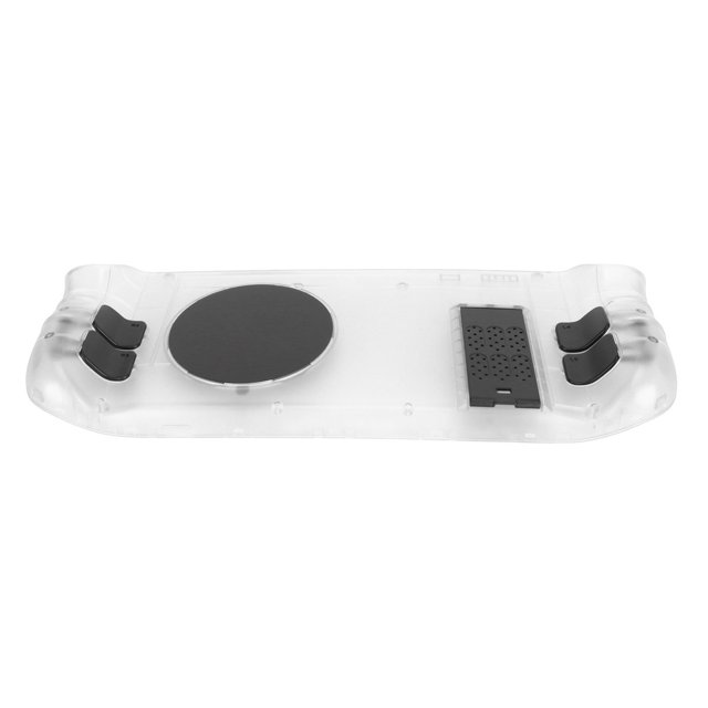 Placa Trasera Transparente para Steam Deck Carcasa de Repuesto DIY con Disipación de Calor con 2 Botones de Altura Diferentes Carcasa Magnética de Ángulo Ajustable para ANGGREK Otros
