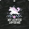 thumbnail image 4 of Inktastic My Auntie Loves Me Unicorn Girls Toddler T-Shirt, 4 of 5