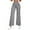Gray, variant on WTOBBY Women's Vintage Bloom Palazzo Pants - High Waist Wide Leg Trousers with Dual Pockets & Breathable Cotton Blend for Street Fashion,Beige L