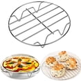 thumbnail image 5 of ACDANC Stainless Steel Steam Rack for Instant Pot Cooking Trivet Rack Holder Egg Steamer Basket Trivet Food Stand Air Fryer Rack for Pressure Cooker,Set of 3, 5 of 7