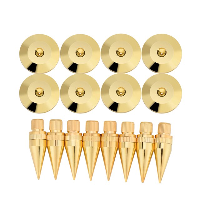 Kit de almohadillas para altavoces Chazcool, 8 pares, cobre, 36 mm