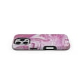 thumbnail image 4 of DesignSkinz Scratch-Resistant Hard Slim Case Compatible with iPhone 15 (Compatible with MagSafe) - Abstract Marbleized Pink and White Paint, 4 of 9