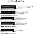 thumbnail image 4 of Rada Cutlery 6-Piece All-Star Paring Knives Gift Set with Quick Edge Sharpener, Black Handles, 4 of 4