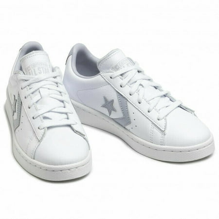 

Converse Pro Leather Ox 170360C Men s White/Gravel White Trainer Shoes HS15 (5.5)