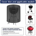 thumbnail image 4 of BBQ cover - dustproof, rainproof, and sunproof cloth cover, 4 of 4
